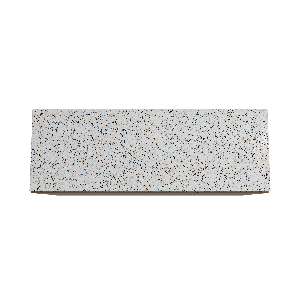 Storke Edge meuble salle de bains à poser 150 x 52 cm noyer avec Tavola tablette simple ou double en blanc/noir mat terrazzo