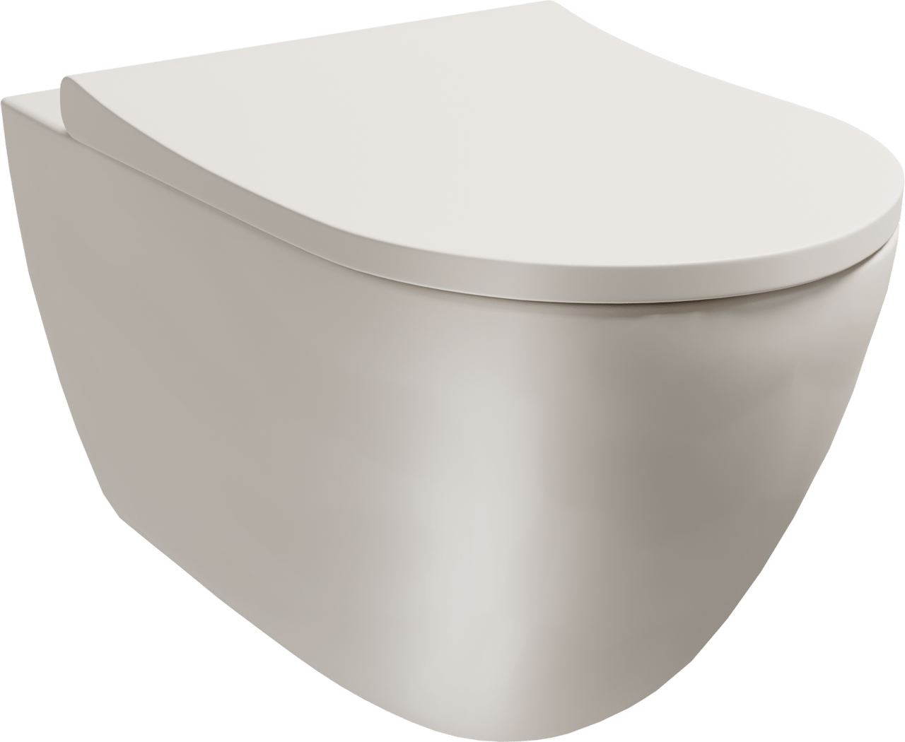 Luca Varess Vinto hangtoilet mat beige randloos