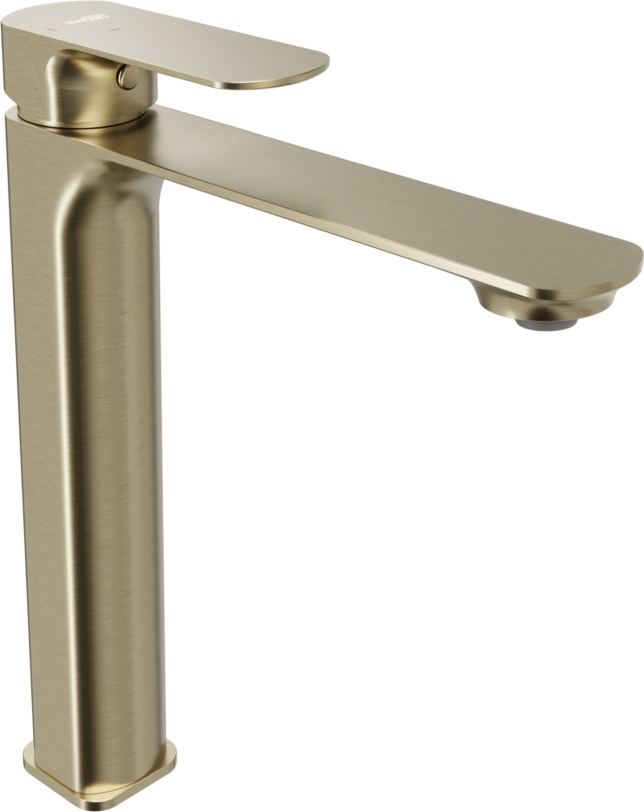 Blaufoss Bodan robinet de lavabo surélevé brushed champagne gold