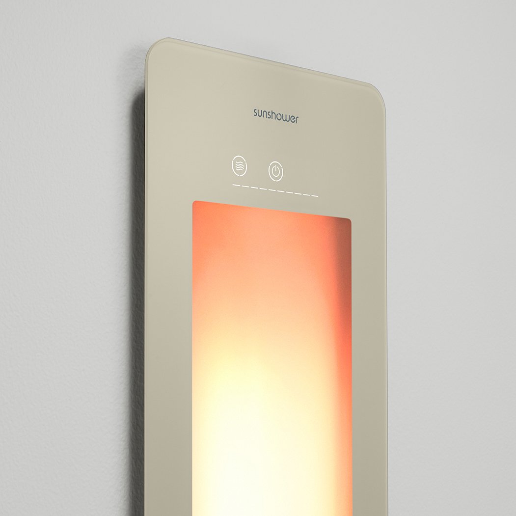 Sunshower One L Infrarot Unterputz sand white