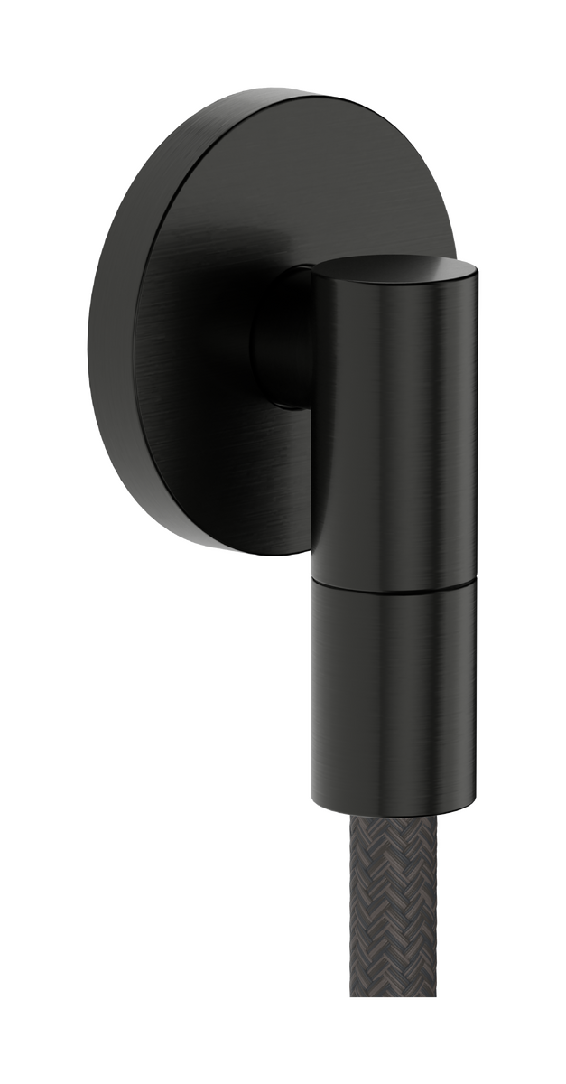 Hansgrohe Fixfit Fine S coude de raccordement 1/2" Brushed Black Chrome