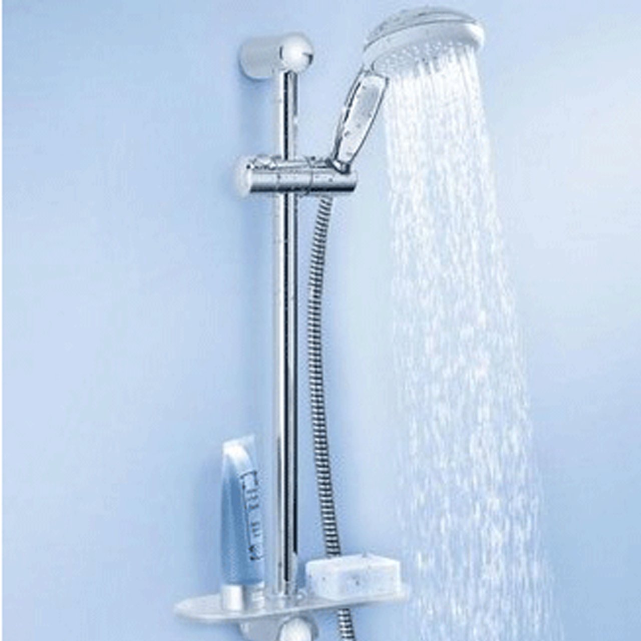 Grohe Euphoria barre de douche 60 cm avec pommeau de douche 11 cm 3 fonctions chrome brillant