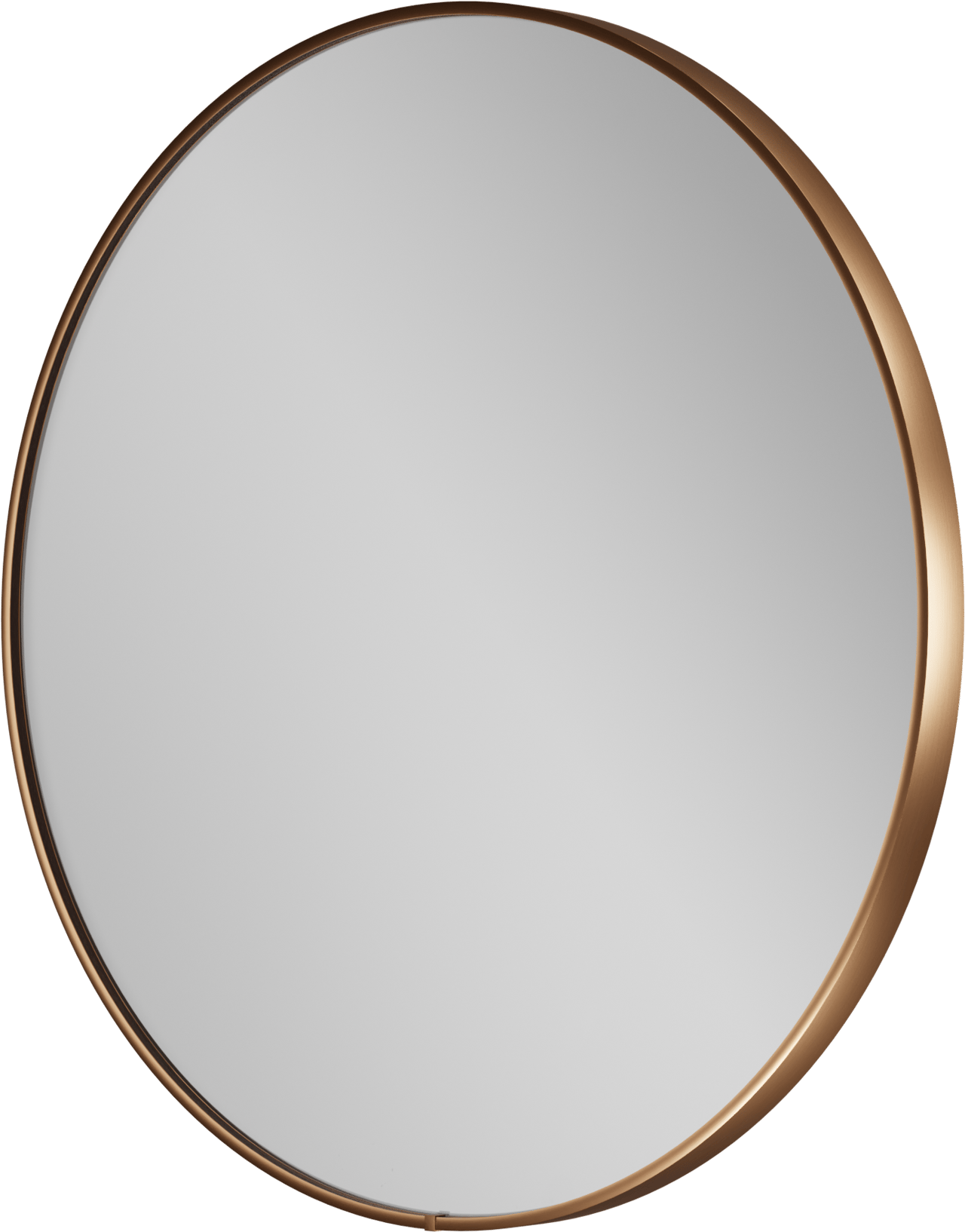 Balmani Secret rond badkamerspiegel Brushed RoseGold Ø 80 cm met spiegelverlichting en anti-damp