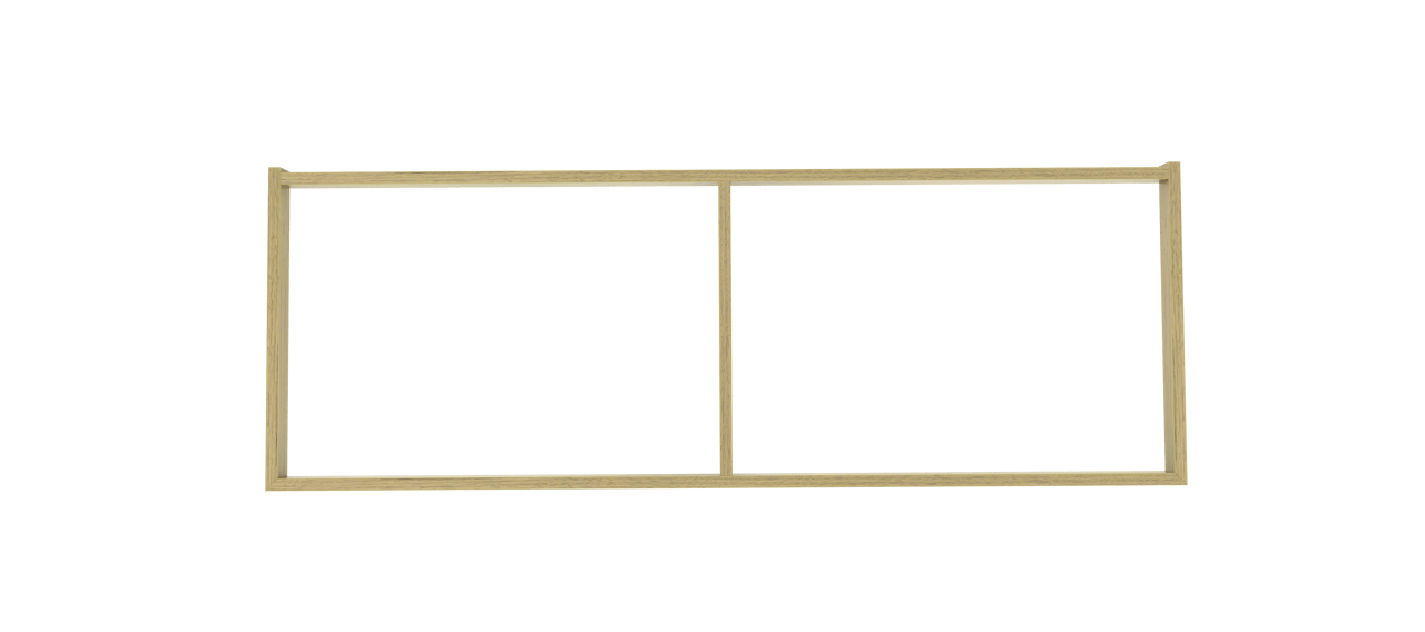 Balmani Lucida sokkel voor wastafelonderkast verweerd eiken 135 x 55 cm