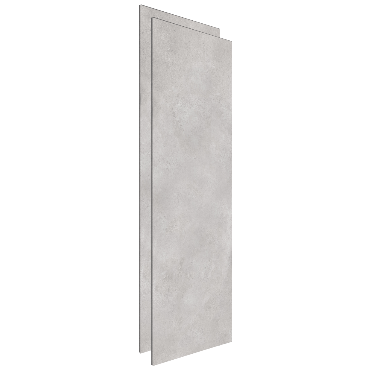 Linie Plato set douchewandbekleding set 2 x 90x260 cm pvc lichtgrijs Clermont