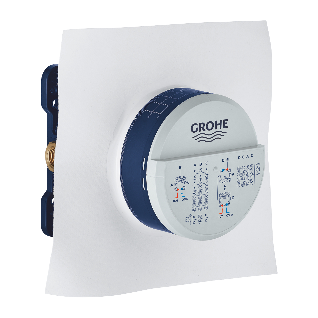 Grohe Rapido Smartbox Universal-Unterputz-Einbauelement für Unterputz-Dusch-Armatur