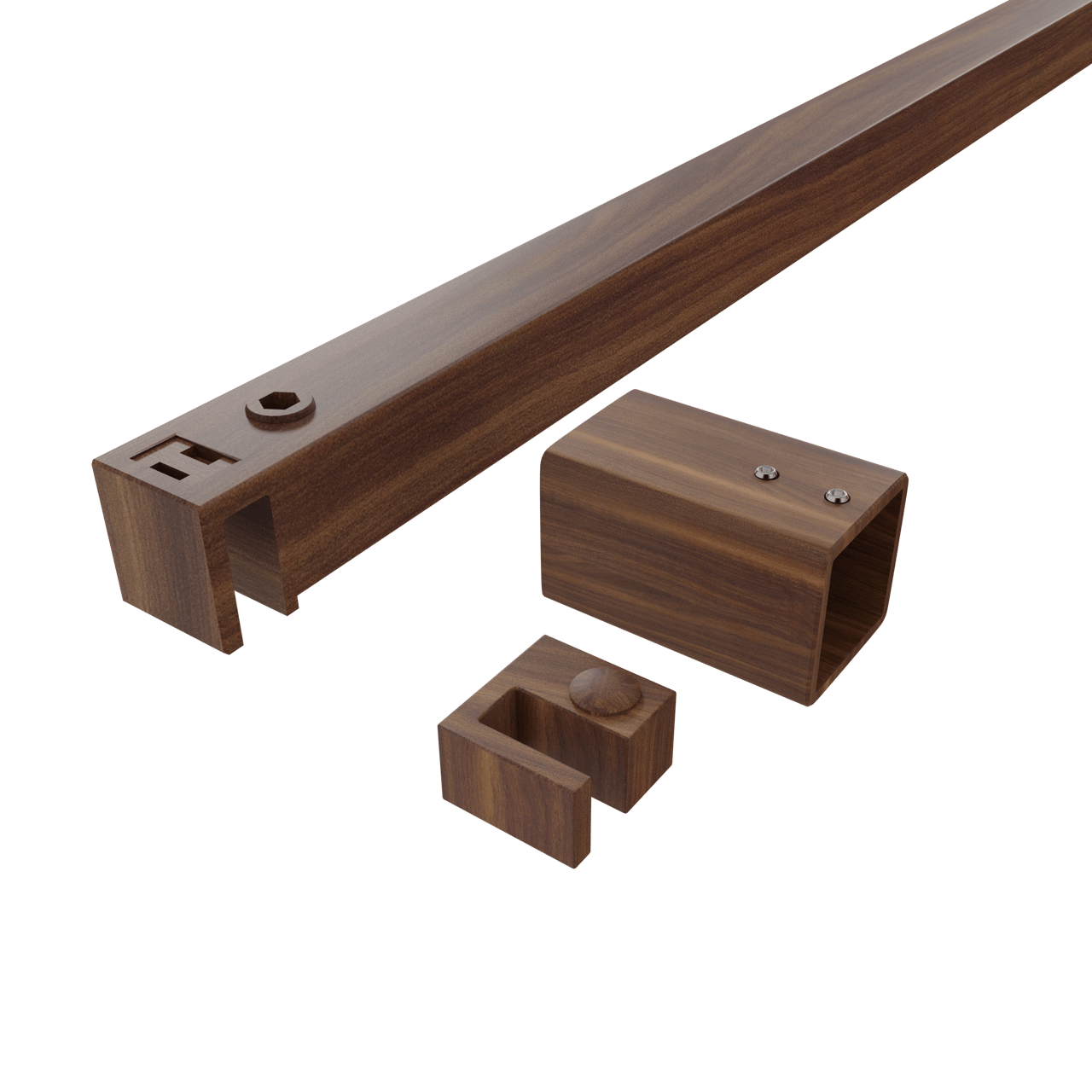 Balmani Modular Steunarm profielset notelaar