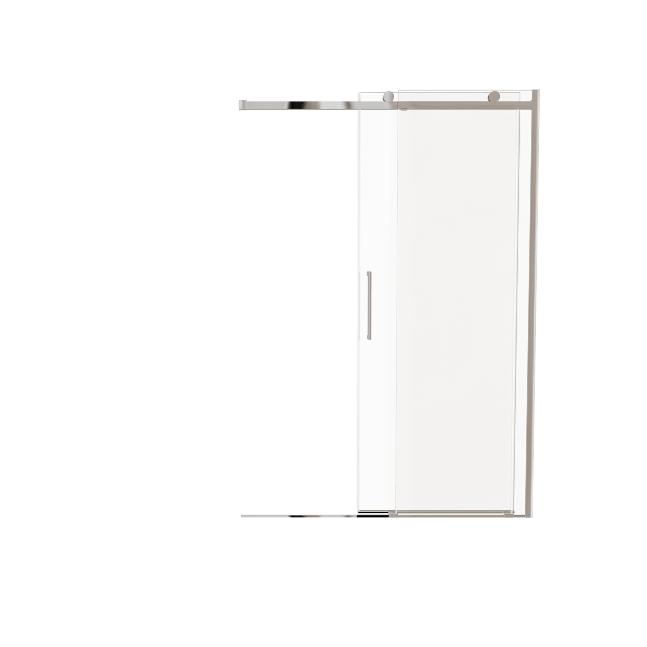 Luca Varess Boltano Dusche Schiebetür 140 cm x 200 cm Klarglas Chrom Profil