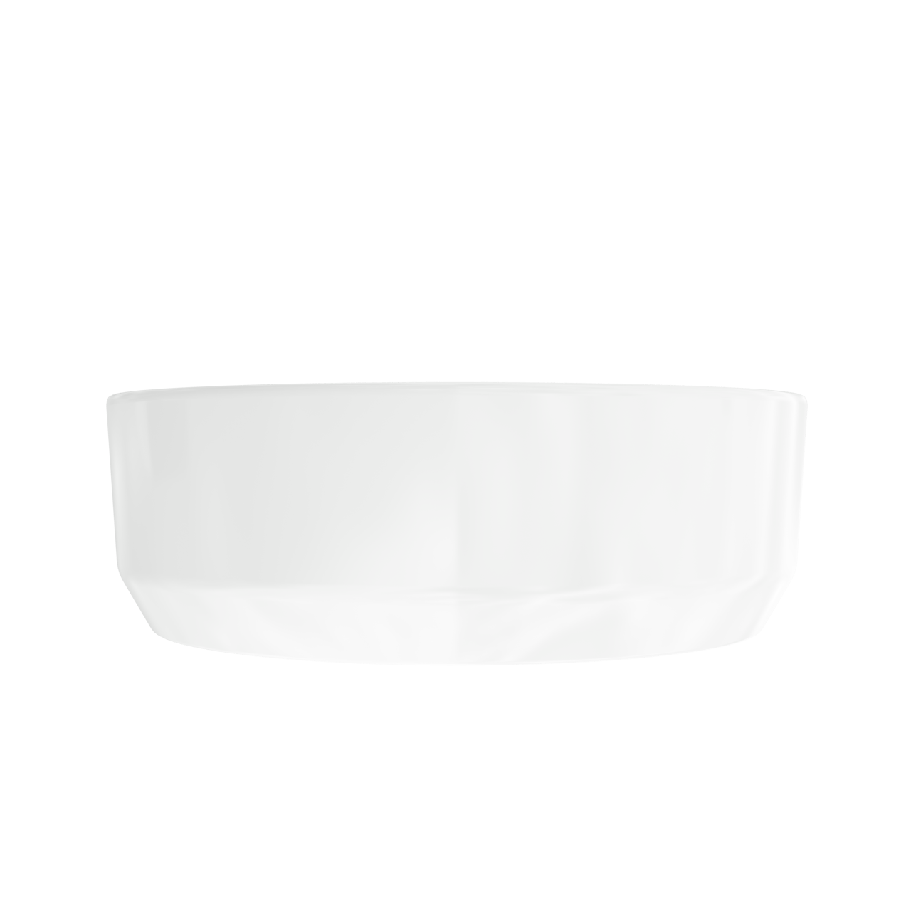 Luca Varess Perla waskom Glanzend Witte porselein rond Ø 34 cm