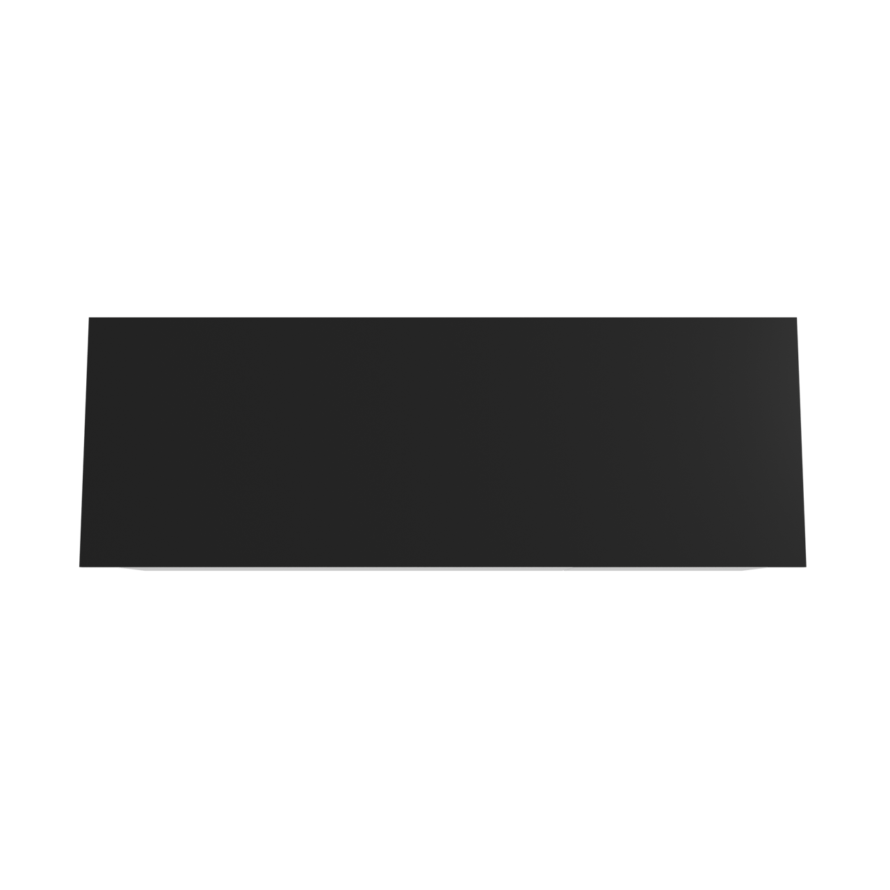 Storke Edge meuble salle de bains suspendu 150 x 52 cm blanc mat avec Panton tablette simple ou double en mdf enduit de poudre noir mat