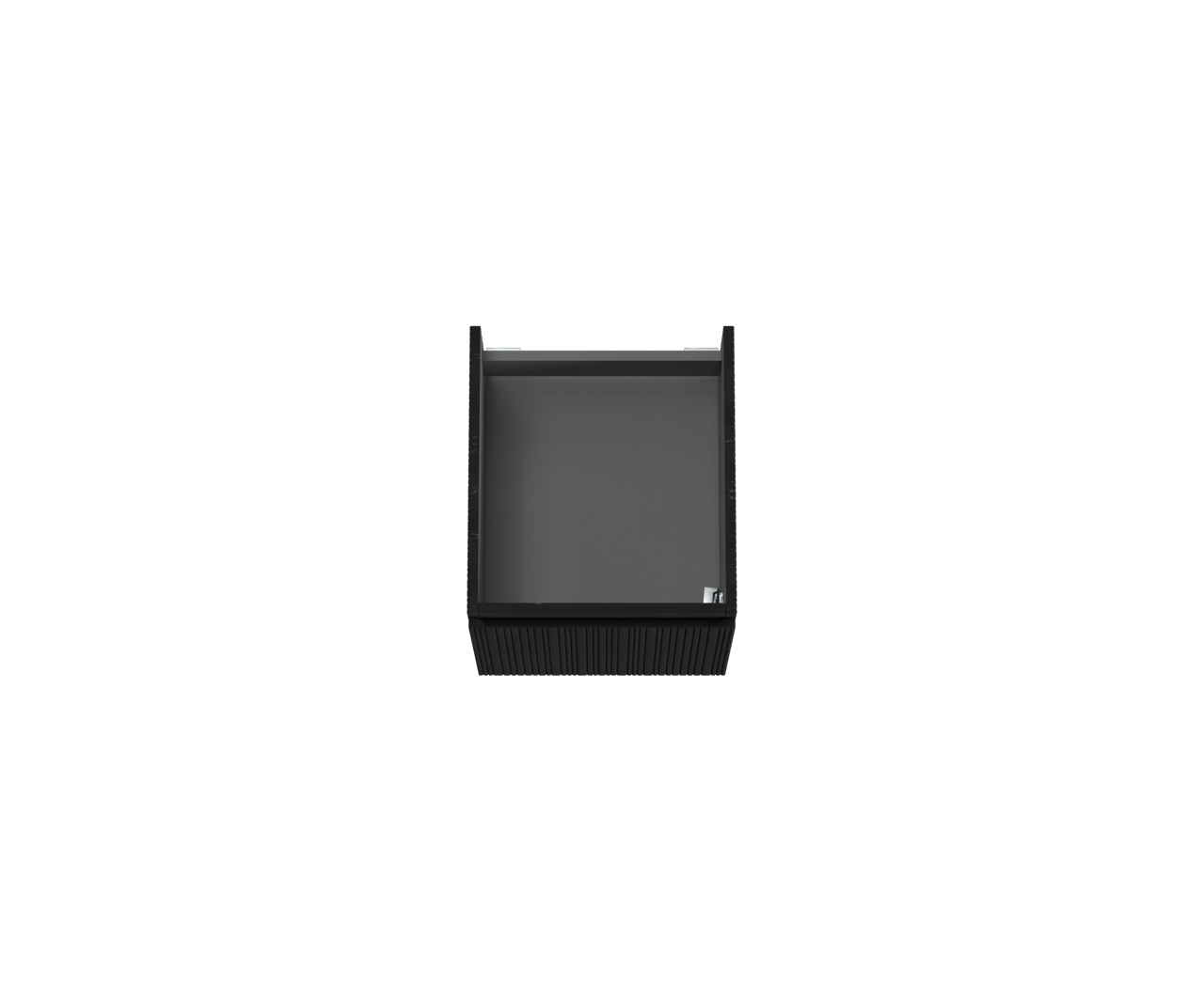 Storke Ribs hängender Waschbeckenunterschrank: 45 x 52 cm, Eiche Schwarz