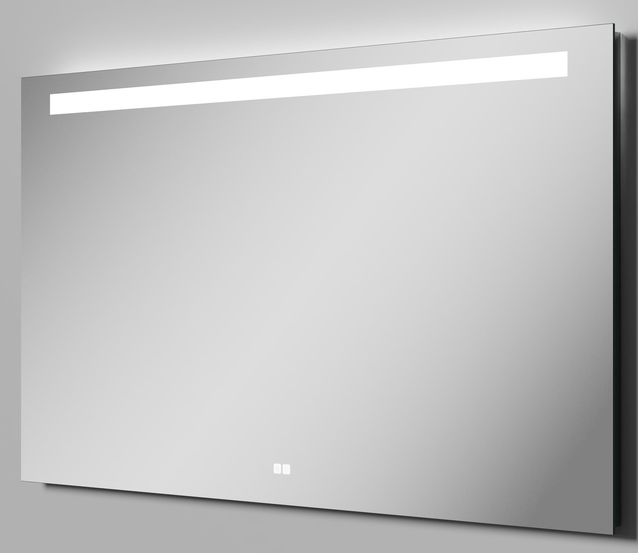 Luca Varess Solia rechthoekig badkamerspiegel 130 x 75 cm met spiegelverlichting en -verwarming