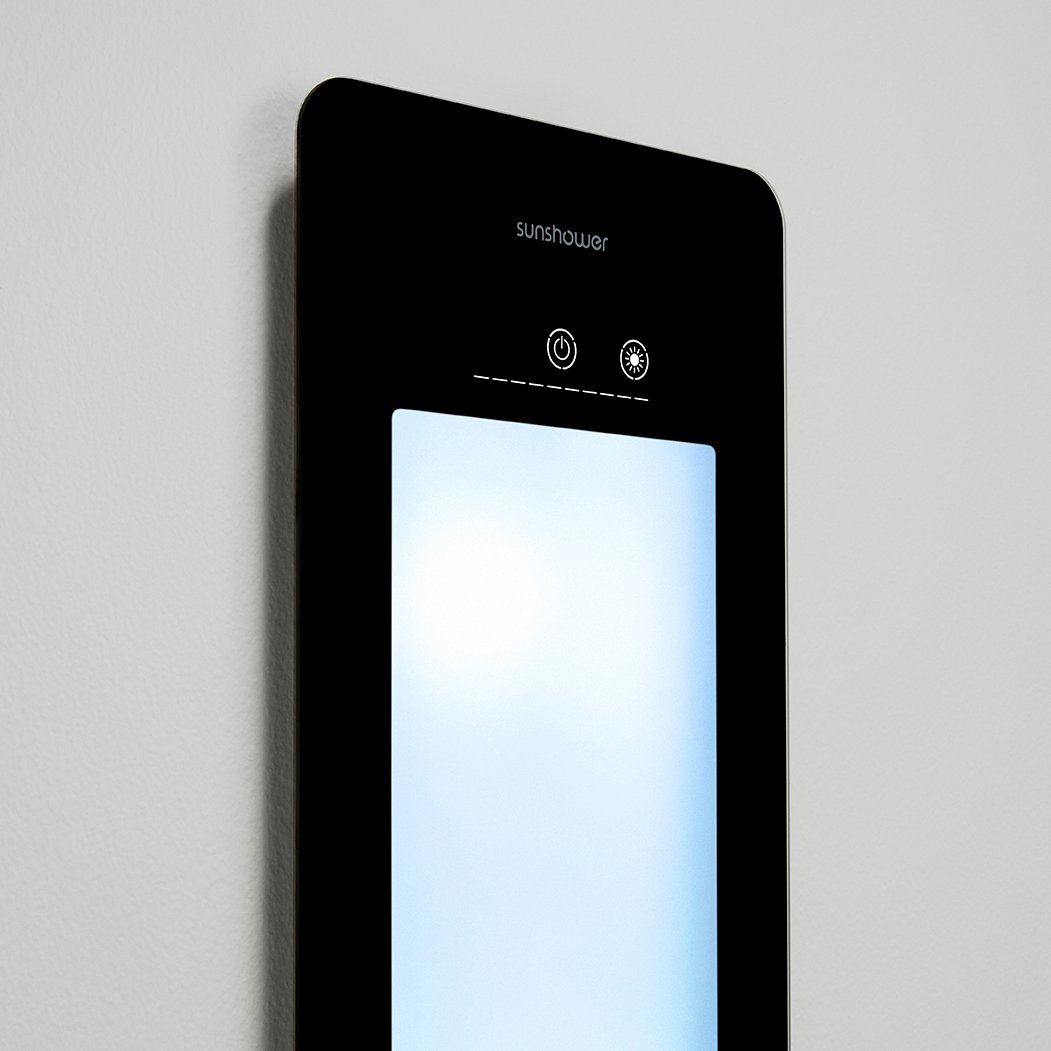 Sunshower Plus L Infrarood en UV Inbouw black
