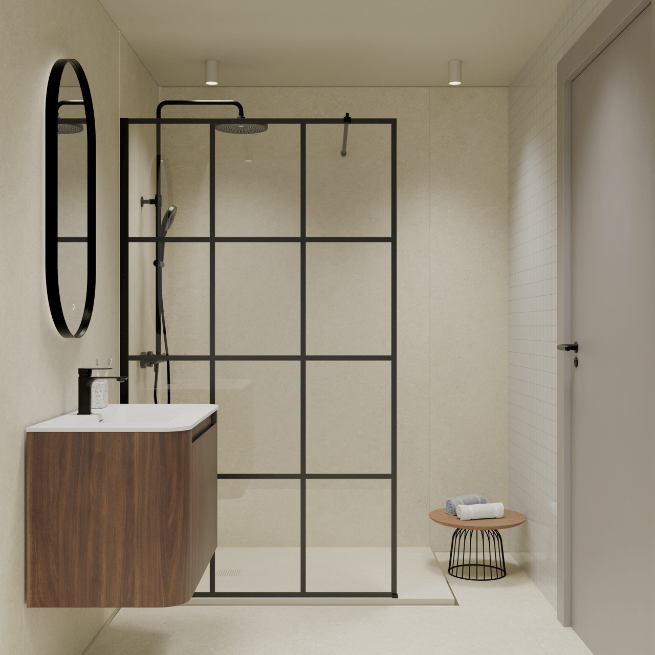 Florris Sevilla SPC wandpanelen, 2 stuks, 120 x 260 cm, Encanto