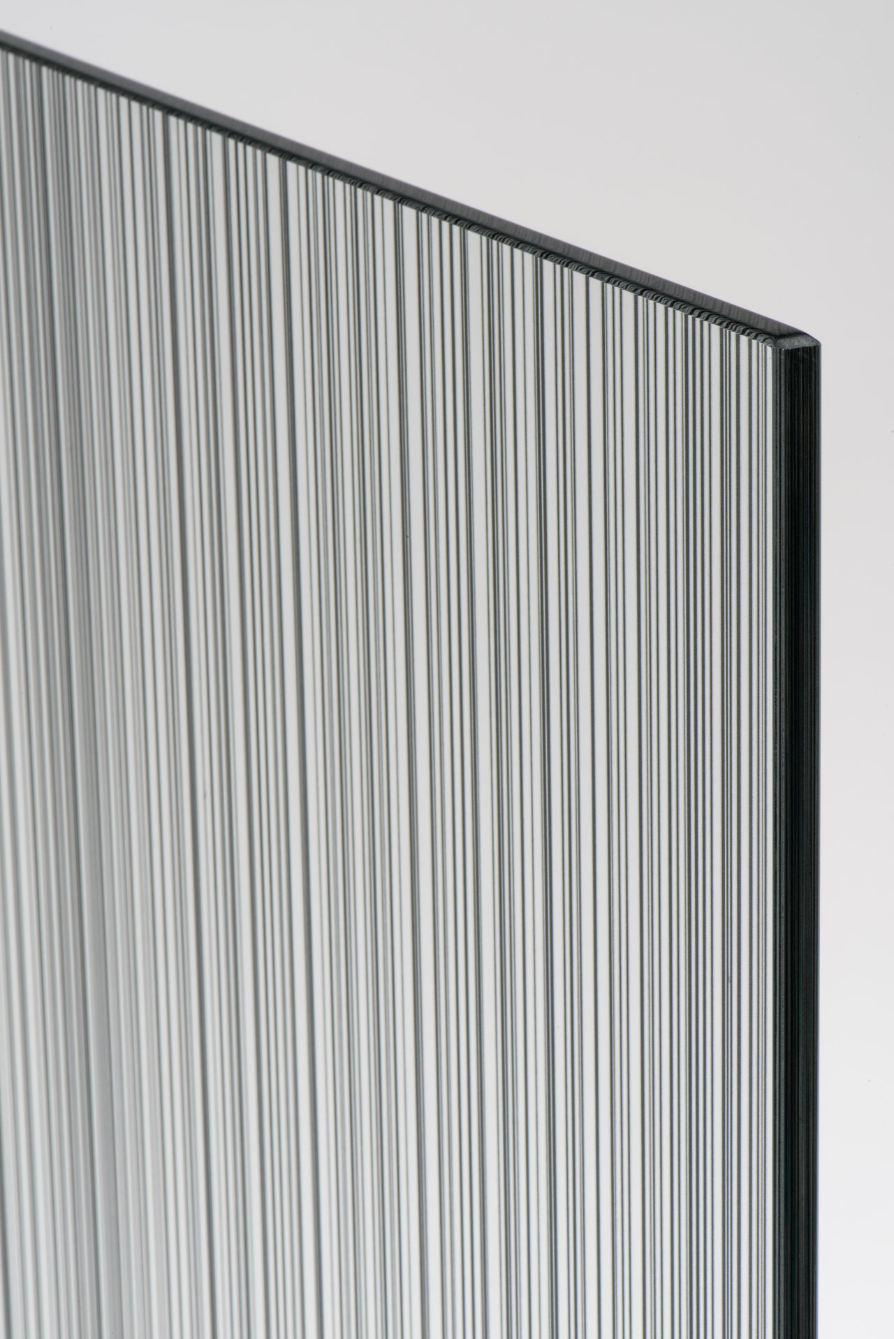 Balmani Modular Glaspaneel voor douchedeur 841mm Barcode zwart