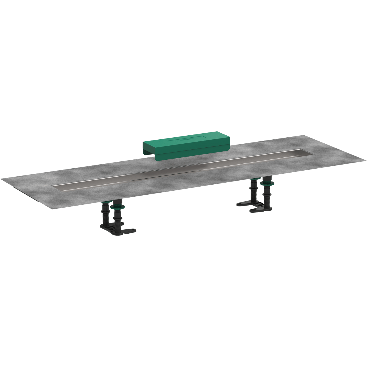 Hansgrohe RainDrain installatieset voor douchegoten 80cm voor Raindrain Match of Rock