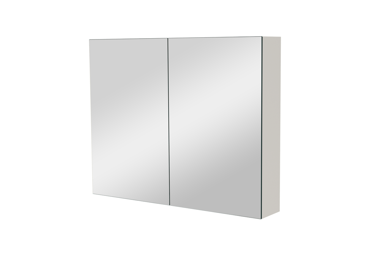 Balmani Mitra spiegelkast 90 x 72 cm mat wit