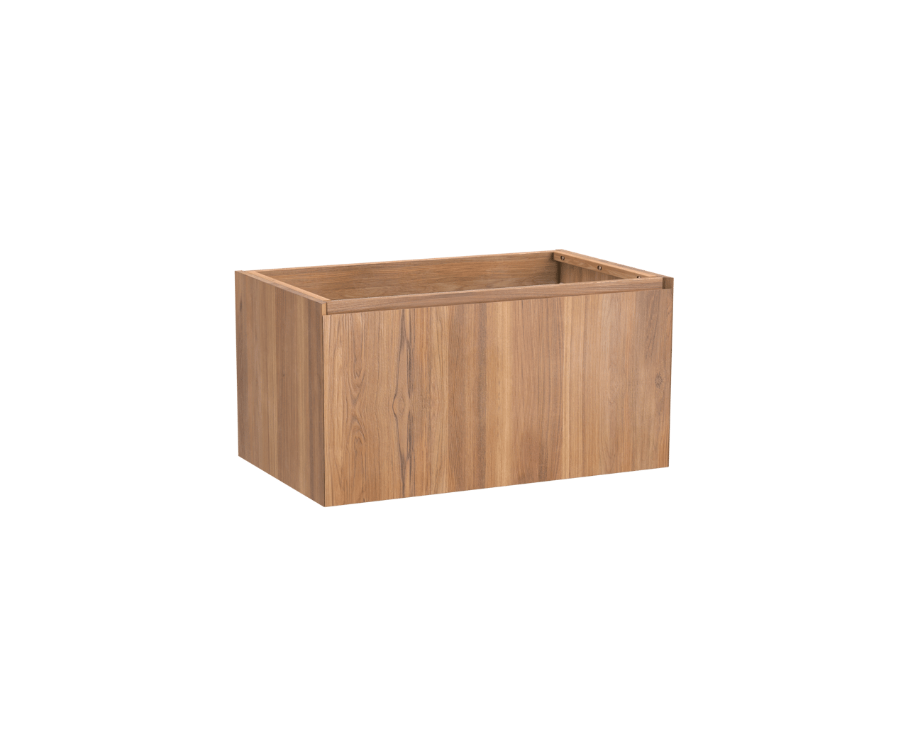 Balmani Idra by Mitra meuble sous-vasque suspendu 90 x 55 cm teck 2 tiroirs