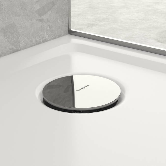Hansgrohe Raindrain Staro afdekplaat doucheafvoer glanzend chroom