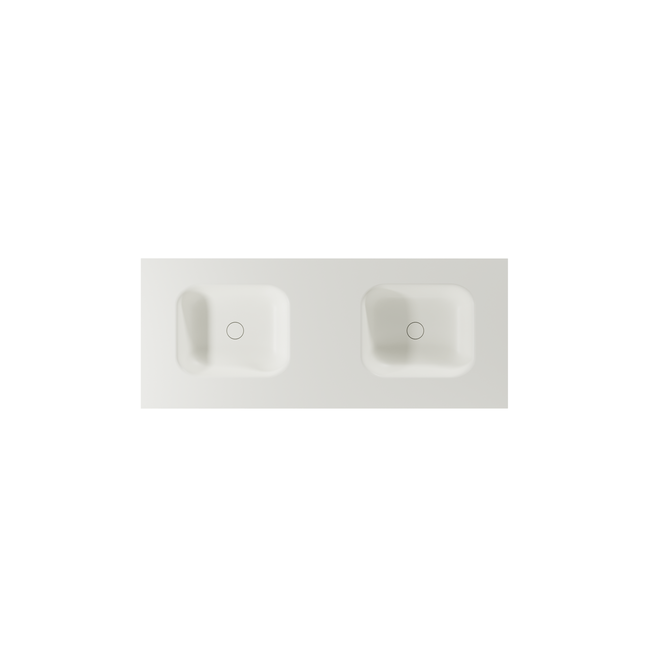 Balmani Arcato plan Solid Surface 135 x 55 cm, crépine non incluse