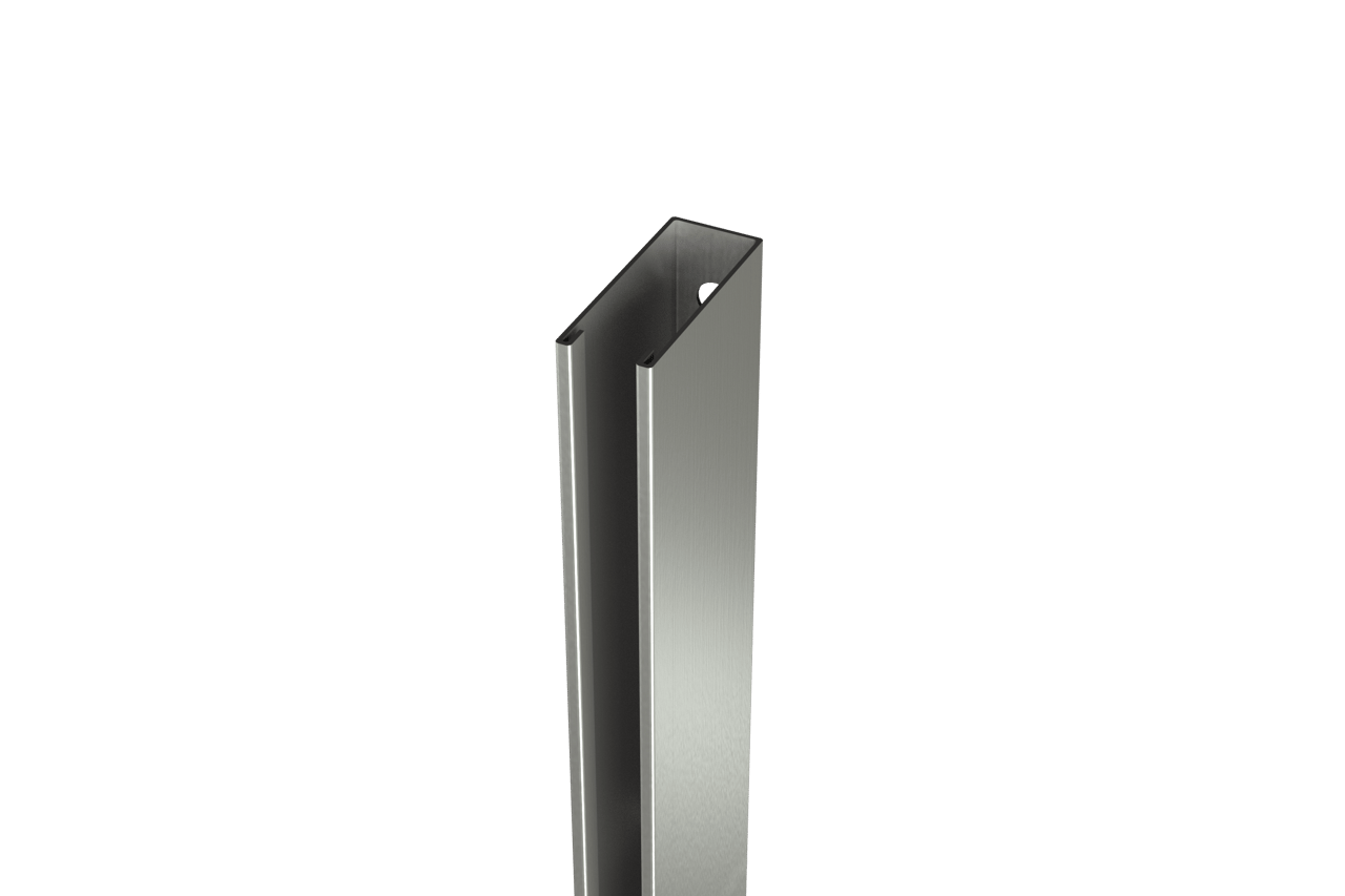 Balmani Modular muurprofiel 3x200cm Brushed CoolMetal