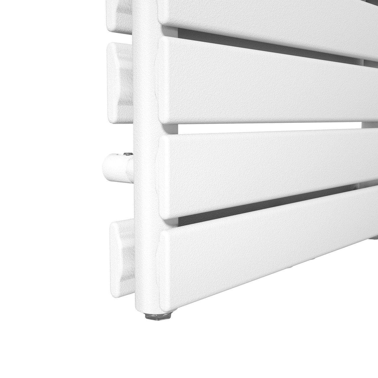 Vipera Vulcan dubbele handdoekradiator 60 x 183,5 cm centrale verwarming mat wit zij- en middenaansluiting 1.866W