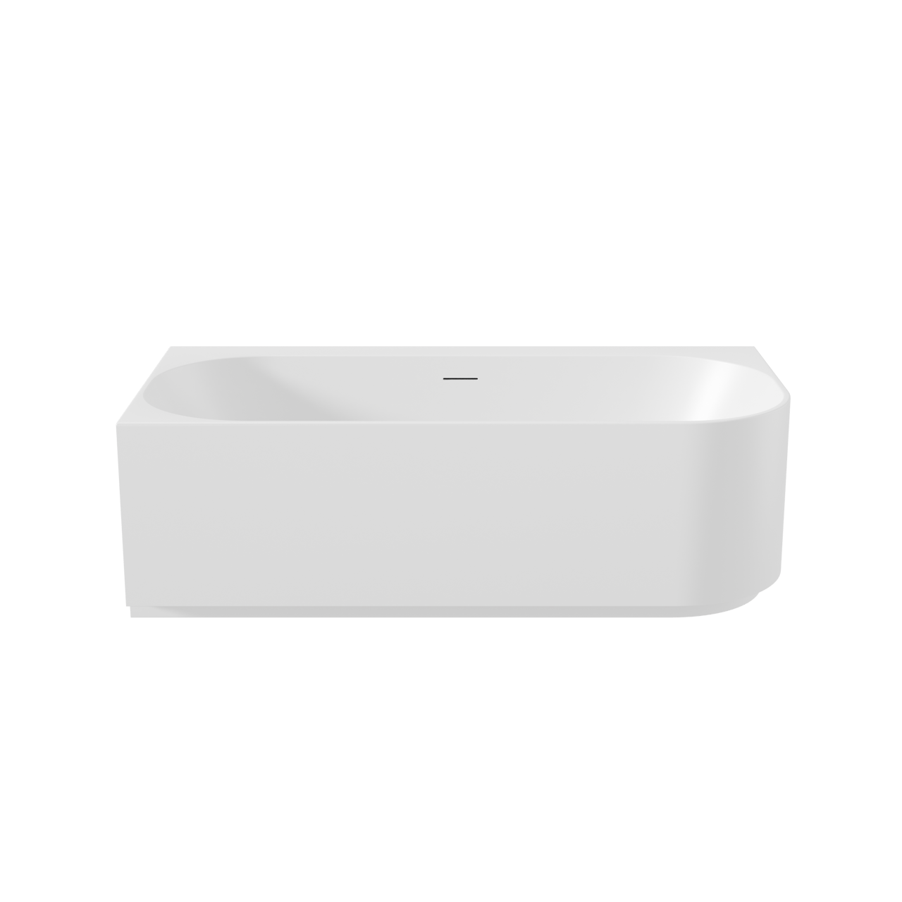 Luca Varess Laguna 2-Personen-Eckbadewanne: links, mit LED, 170 x 85 cm, Acryl, Weiß matt