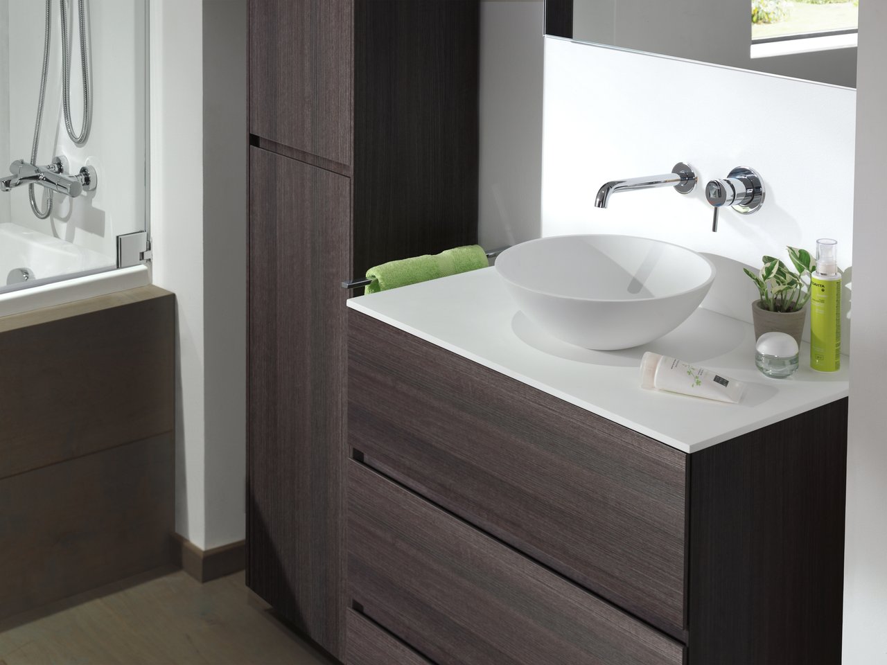 Storke Ronda waskom matte Solid Surface rond Ø 36 cm