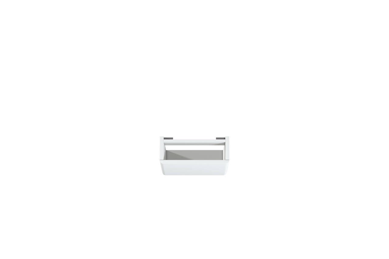 Storke Curvado zwevende fonteinkast 45 x 18 cm mat wit
