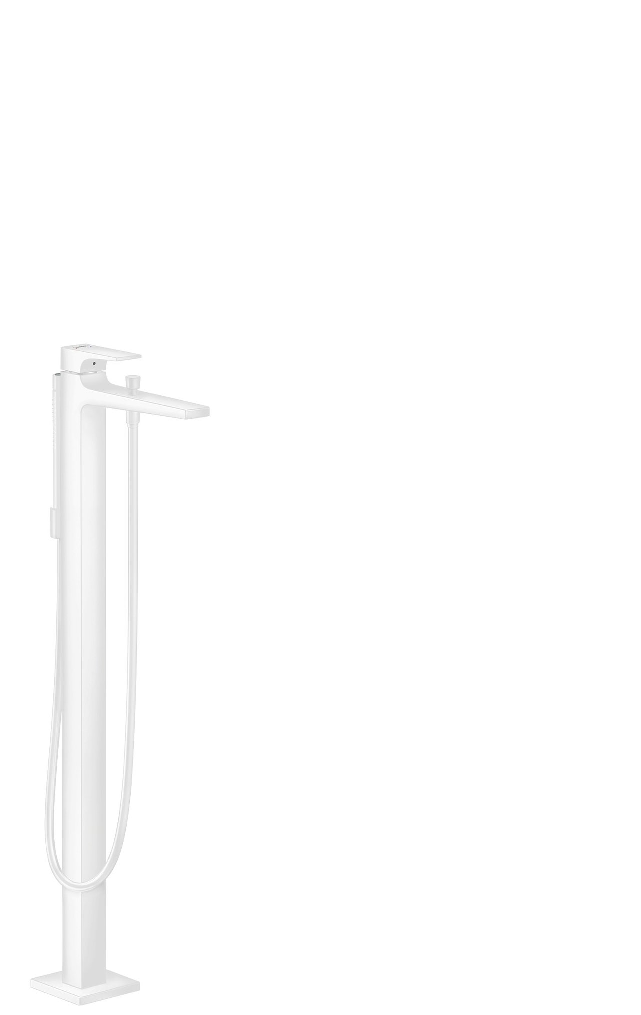 Hansgrohe Metropol robinet baignoire îlot avec douchette blanc mat