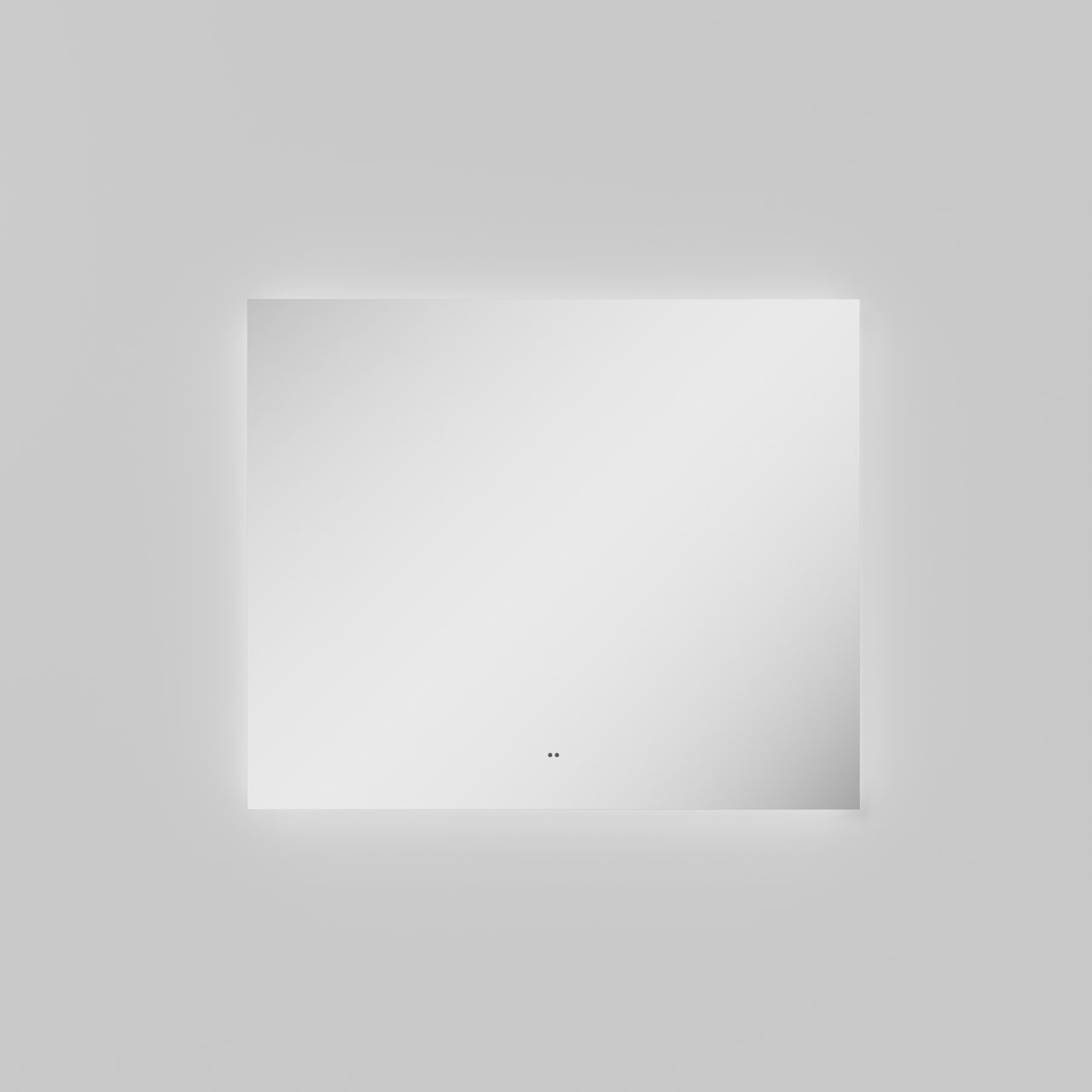 Luca Varess Luuno rechthoekige badkamerspiegel 90 x 75 cm met spiegelverlichting en anti-damp