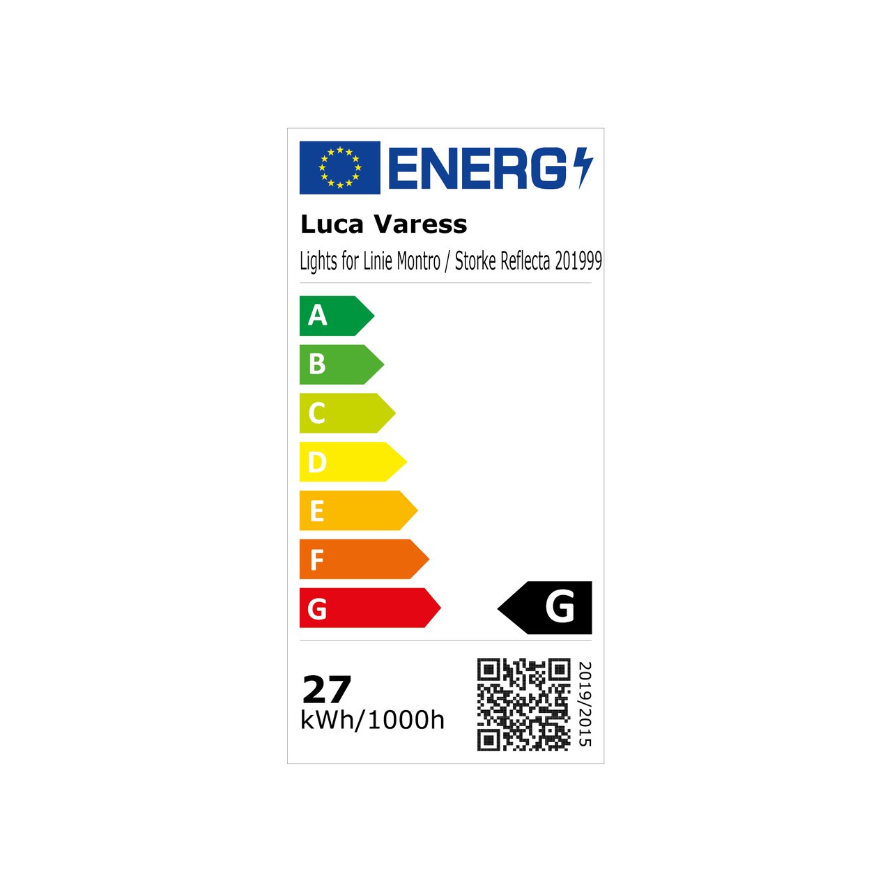 Luca Varess LED verlichting voor spiegelkast 120 x 75 cm