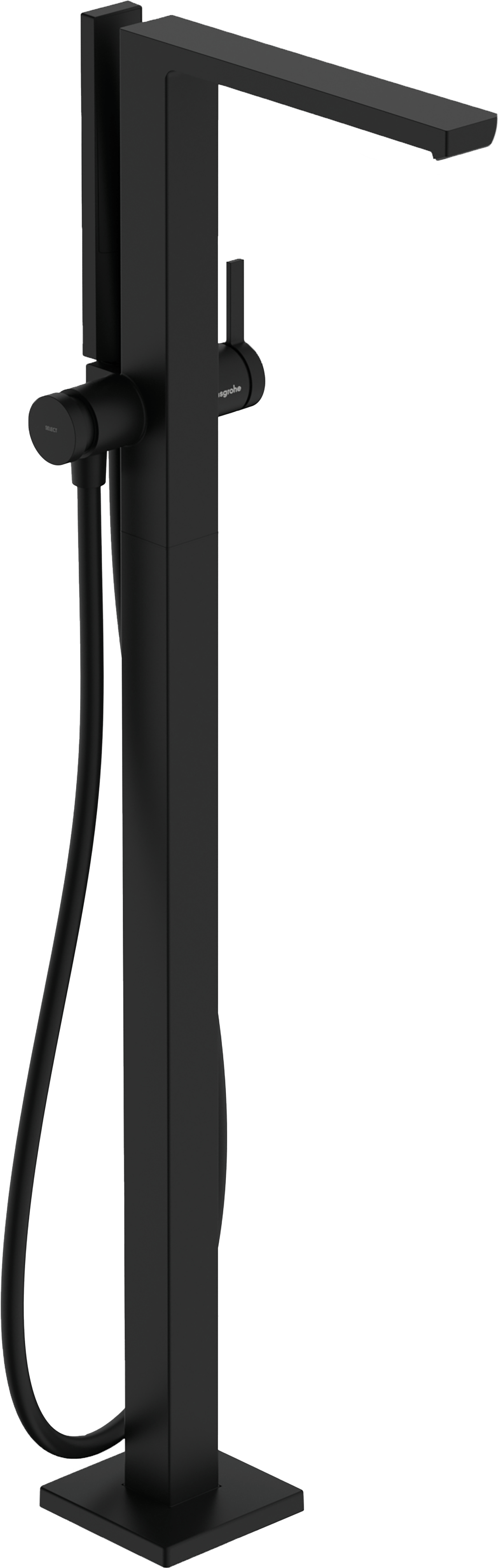 Hansgrohe Tecturis E mengkraan badkraan Mat Zwart