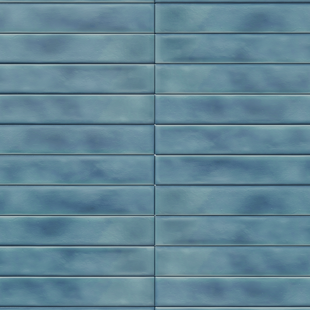 Carruzo Rio keramische wandtegels 24 stuks 5x50cm Aqua