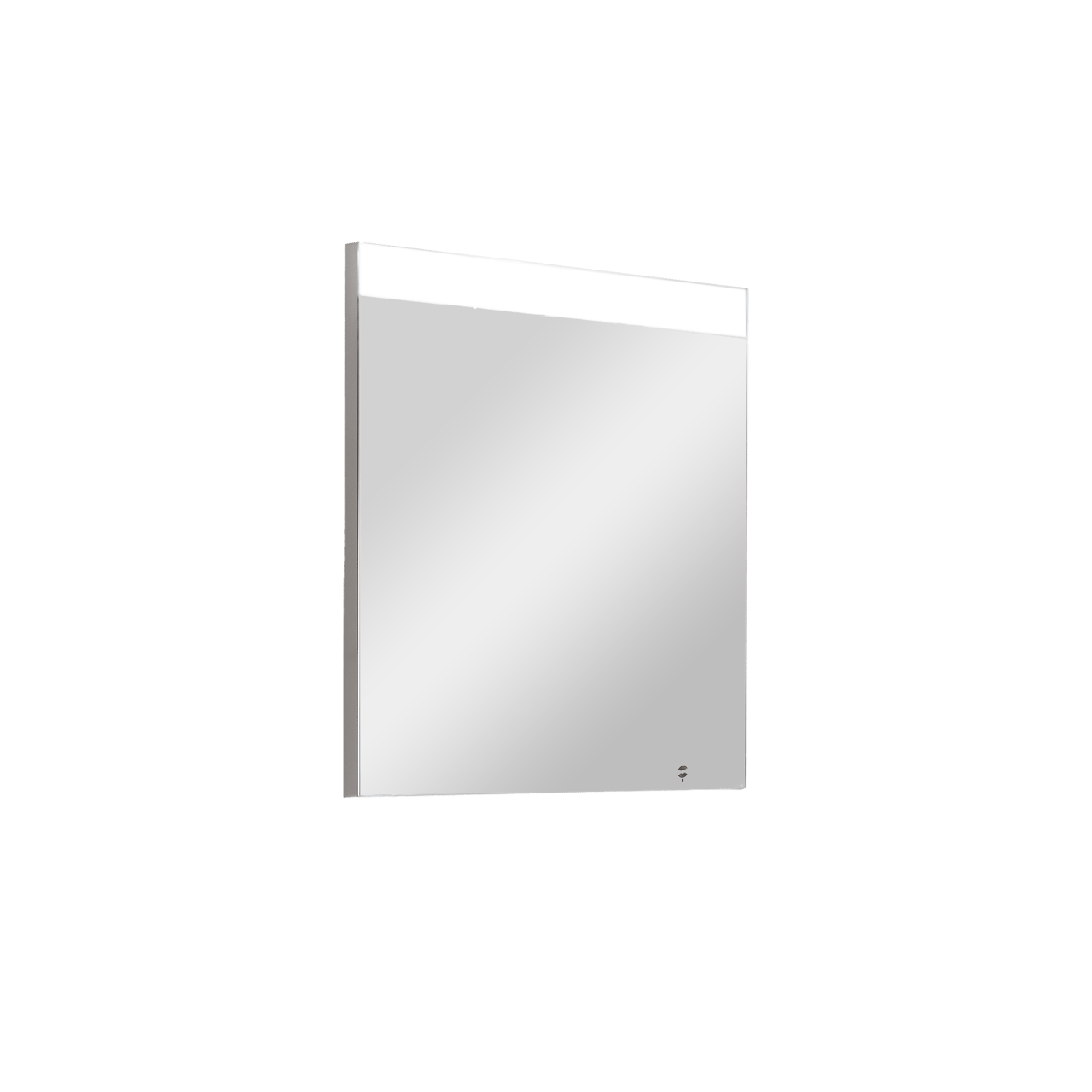 Storke Lucera Badspiegel mit Beleuchtung: Rechteckig, 60 x 70 cm, mit Anti-Beschlag Spiegelheizung