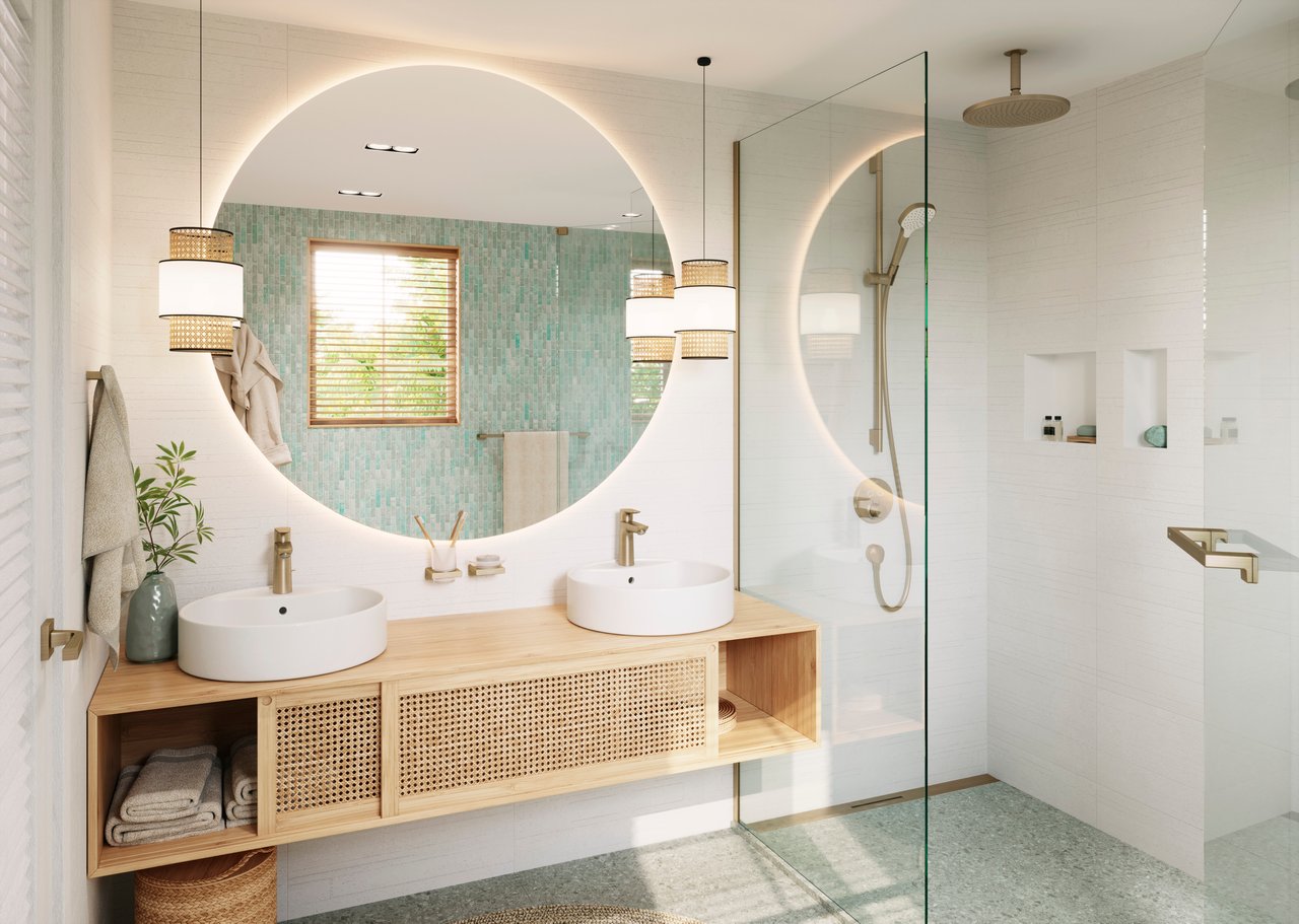 Hansgrohe Unica S Puro douchestang Brushed Bronze