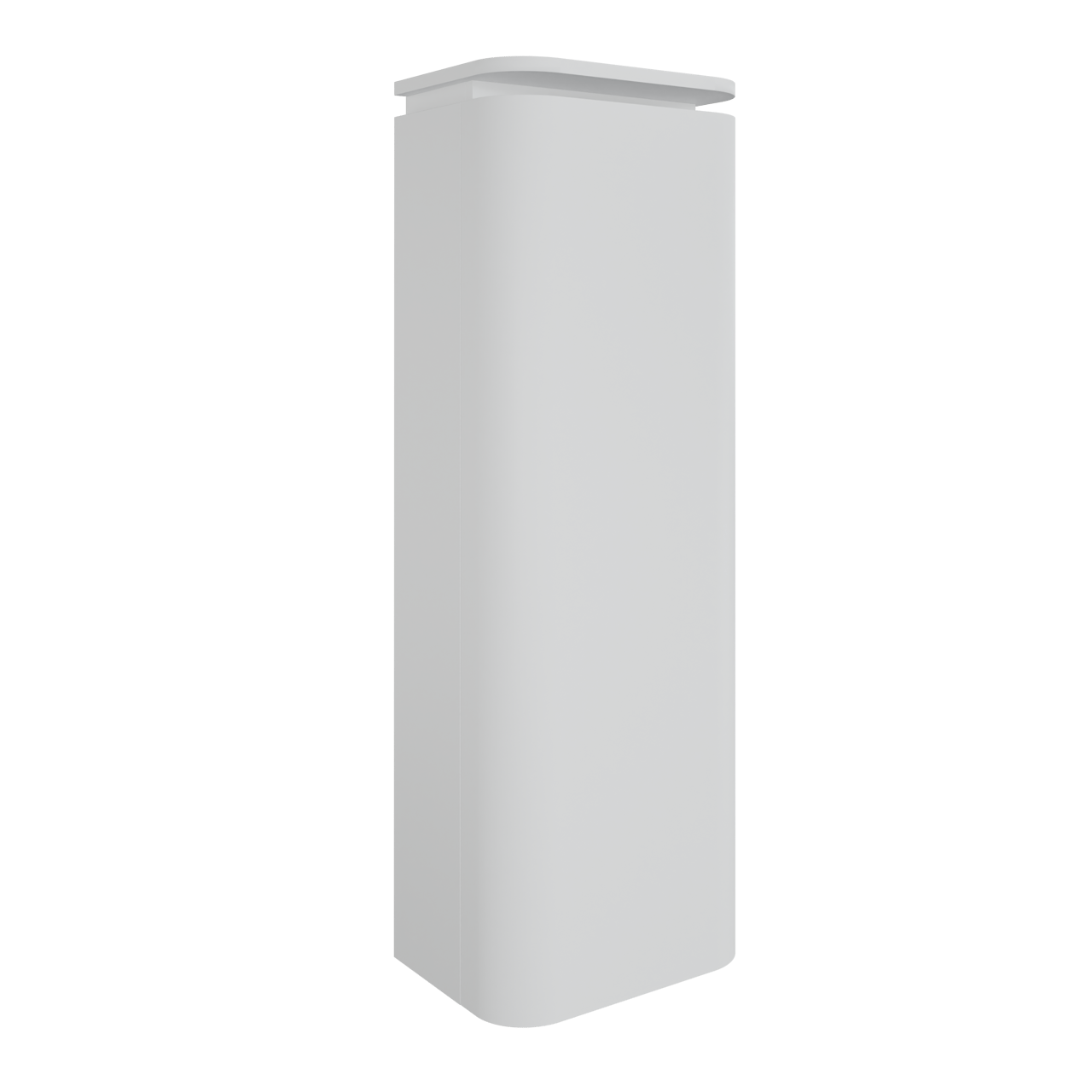Balmani Moon colonne salle de bains suspendu gauche blanc mat 44 x 32 x 130 cm