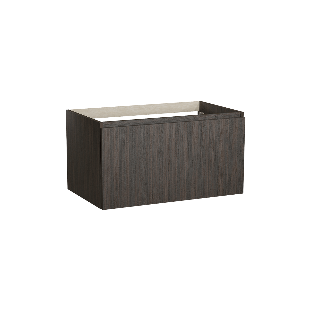 Balmani Sfera by Lucida meuble sous-lavabo suspendu 90 x 55 cm Eucalyptus 2 tiroirs