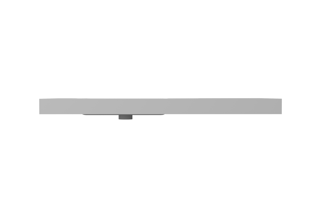 Storke Mata High asymmetrisch linkse wastafel matte Solid Surface 140 x 52 cm
