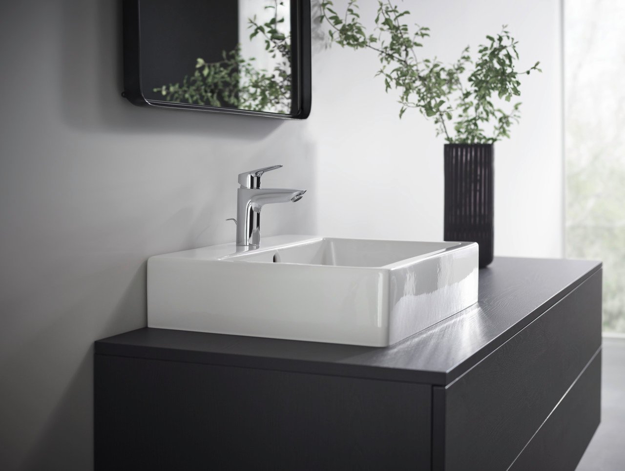 Hansgrohe Logis 100 robinet de lavabo bas Chrome Brillant
