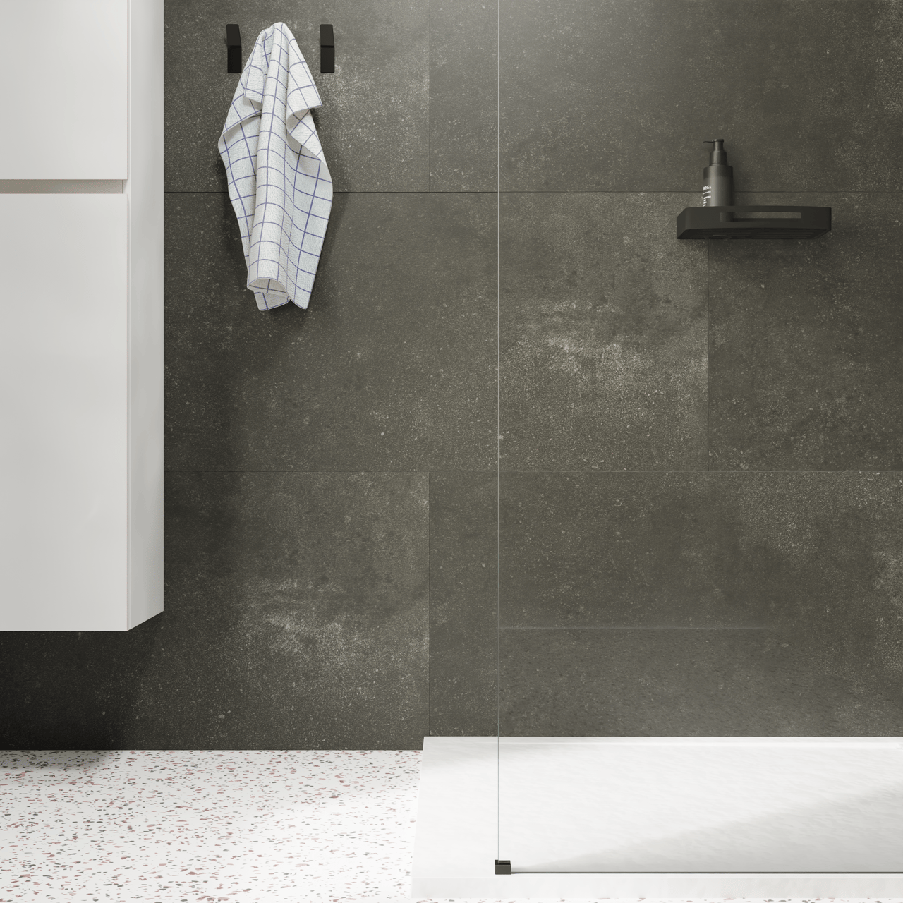 Florris Stockholm SPC-Wandpaneele, 4 Stück, 120 x 60 cm, Granito