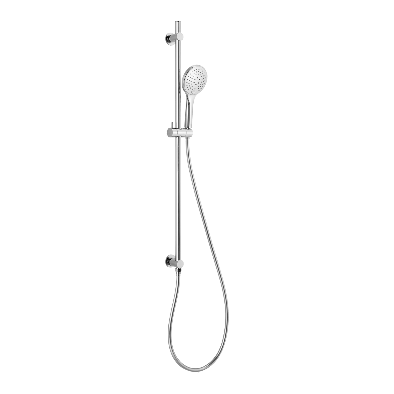 Blaufoss Switch Drop barre de douche 95 cm avec pommeau de douche et coude raccordement 11 cm 3 fonctions chrome brillant