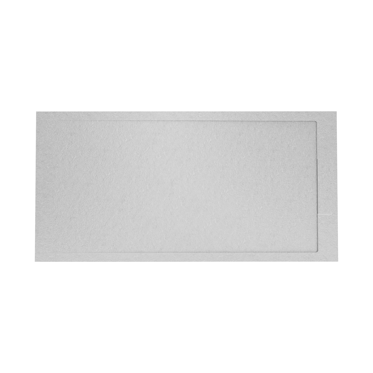 Balmani Indus receveur de douche 160 x 80 cm marbre composite gris clair texture ardoise