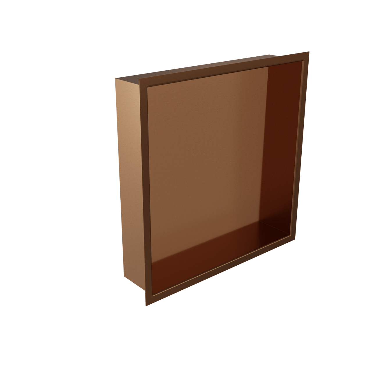 Blaufoss Box inbouwnis, 30 x 30 cm, Brushed Rosegold