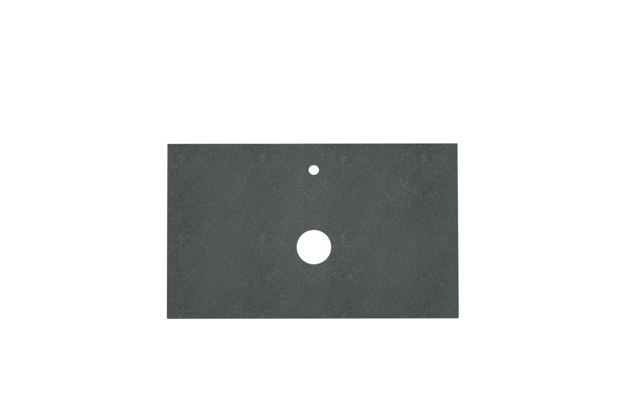 Balmani Rock tablette simple granite aiguisé 90 x 55 cm