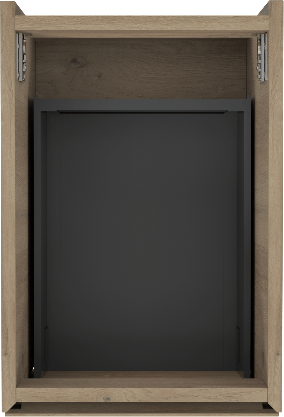 Storke Edge hängender Waschbeckenunterschrank: 35 x 52 cm, Eiche rustikal, 1 Schublade