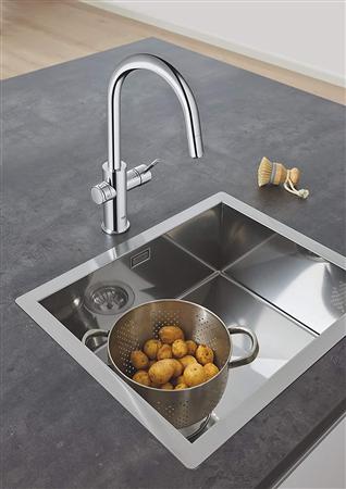 Grohe Blue Home keukenkraan met uittrekbare handdouche glanzend chroom