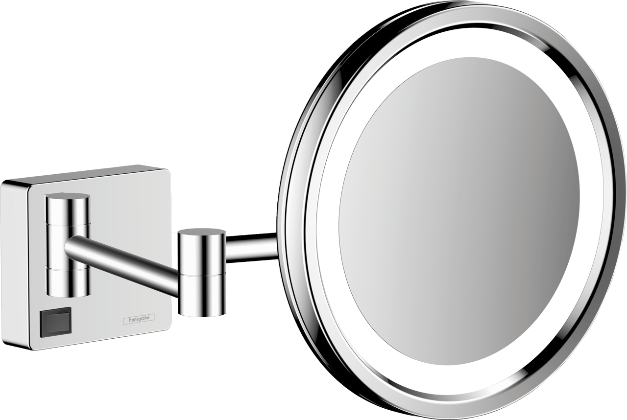 Hansgrohe AddStoris Kosmetikspiegel mit Vergrößerung chrom glänzend