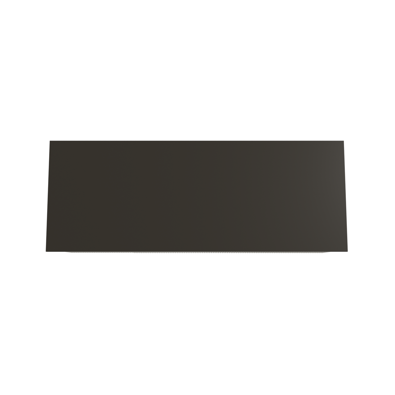 Storke Ribs meuble salle de bains suspendu 140 x 52 cm soie grise avec Panton tablette simple ou double en mdf enduit de poudre noir mat, Nervure droite symétrique verticale