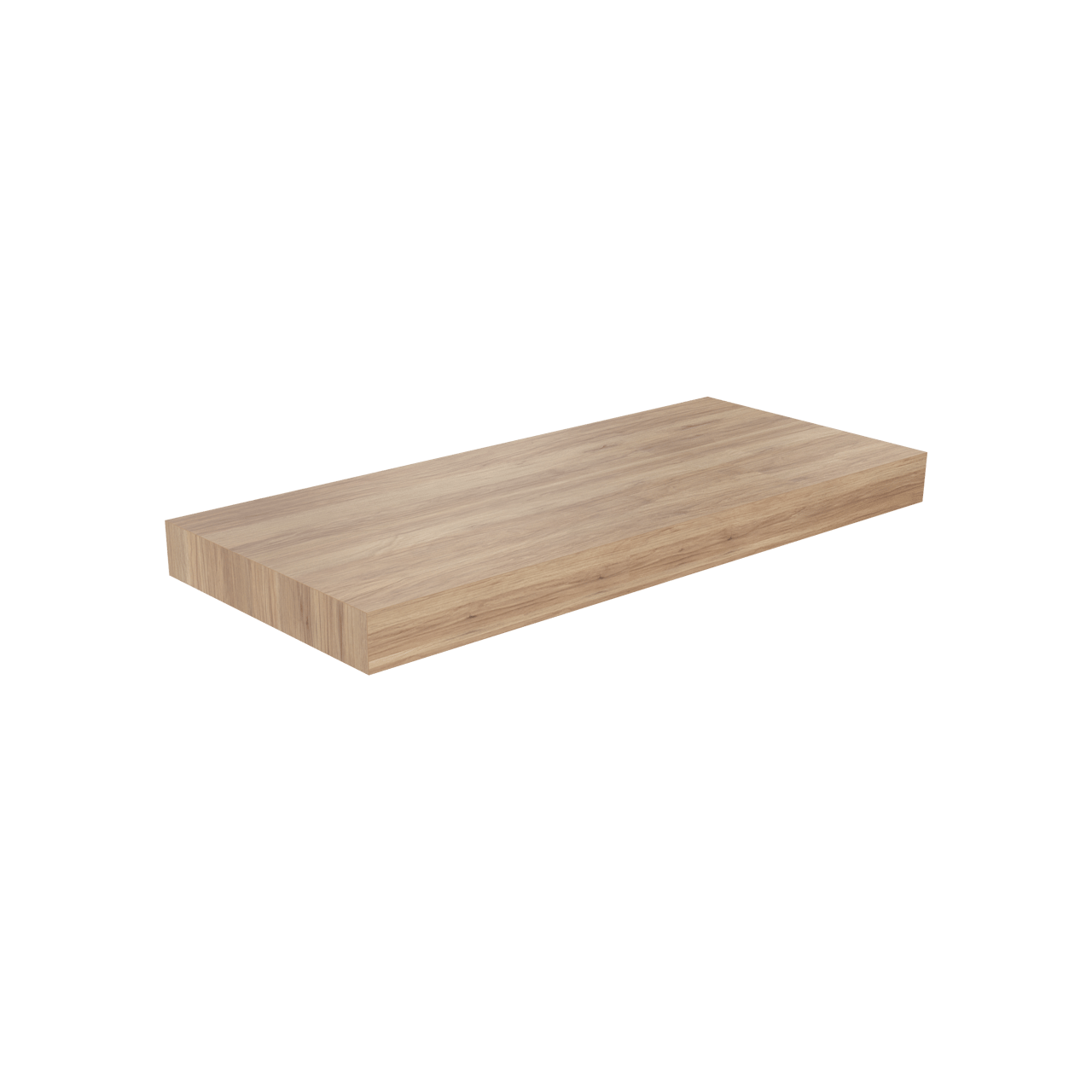 Storke Kada Einzel- oder Doppelwaschtischplatte, Teak rustikal, hpl 120 x 52 cm